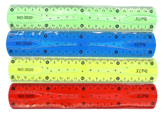 IMG_110432 Лінійка силикон 20 см 1шт/опп/єтік