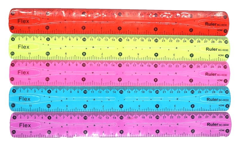 IMG_110432 Лінійка силикон 30 см 1шт/опп/єтік