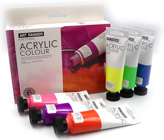 PA32.06075.C Набір фарб акрил неон 