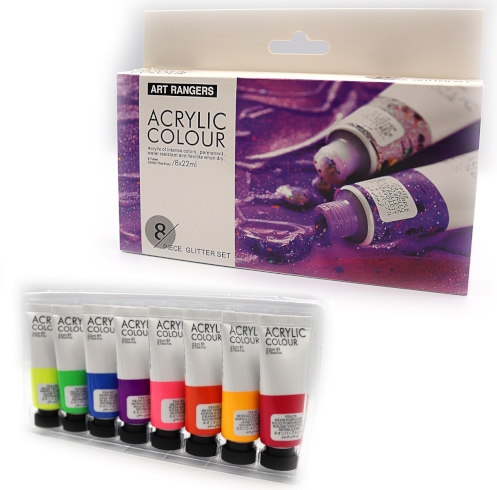 PA32.08022.D Набір фарб акрил глиттер 