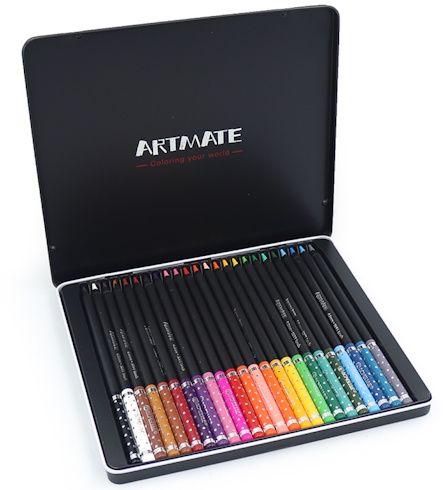 43568 Набір кольор. олівців Acmeliae 24шт., метал. коробка