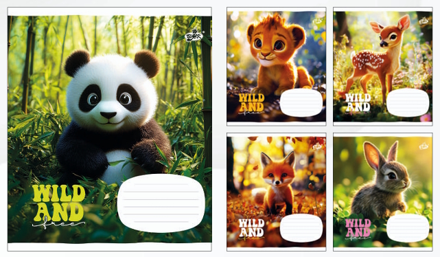 Зошит 12арк.оф.//ТВ-107 №2547 Свiт звiрят