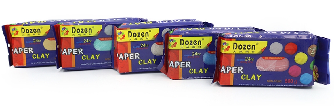 DSCN0671 Масса для для ліплення Dozen, 500г, mix5