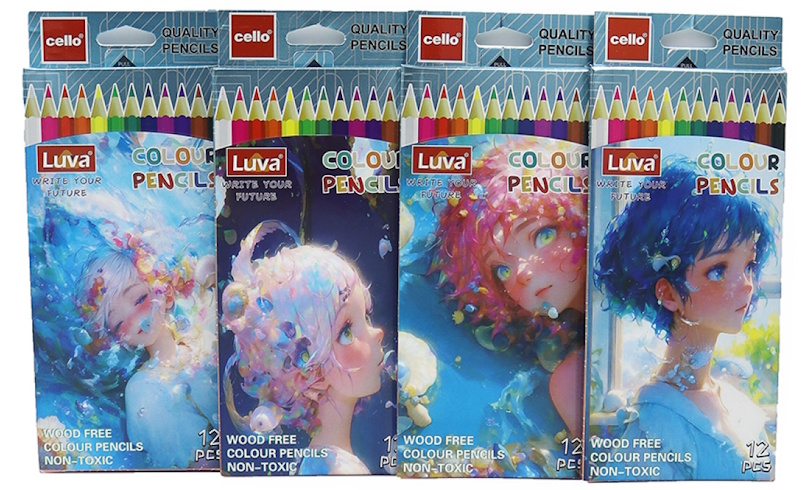 CQ1003-12 Набір кольор. екоолівців ELLOT Luva 