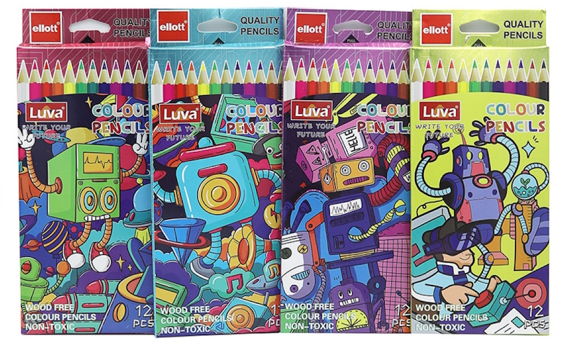 CQ1006-12 Набір кольор. екоолівців ELLOT Luva 