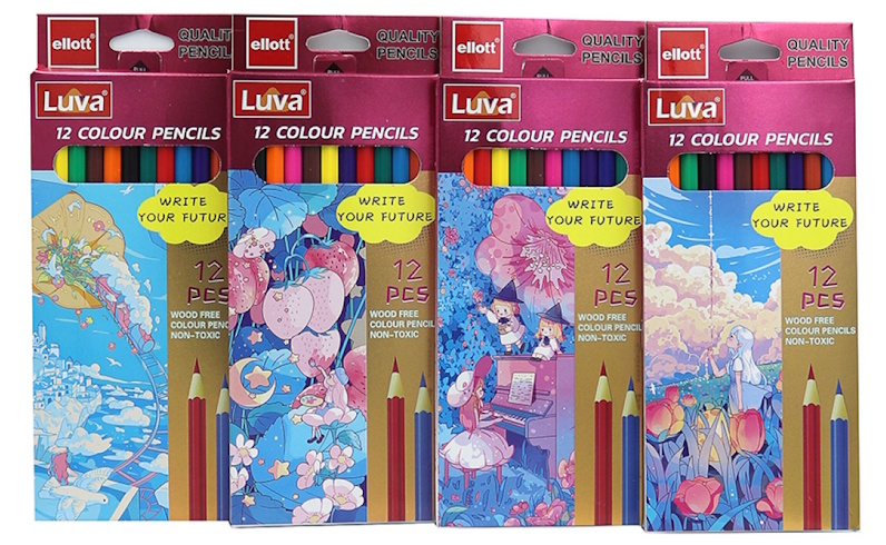 CQ2001-12 Набір кольор. екоолівців ELLOT Luva 