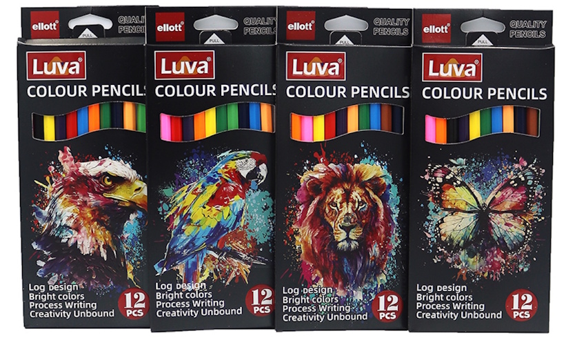 CQ3006-12 Набір кольор. олівців ELLOT Luva 