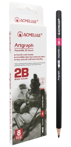 P-6503 Олівець ч/гр водорозчинний 2B 