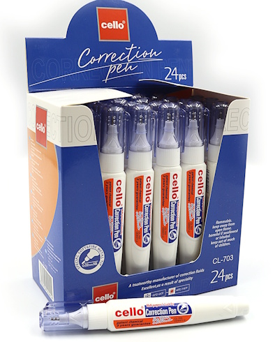 ET703 Корректор-ручка бел. корп. 