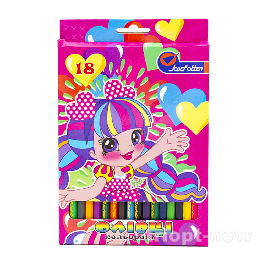 7303A5-18 Олівці дерево кол. 