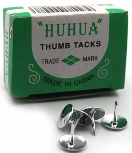 DSCN2220-2N Кнопки гвоздик Цинк серебро 50шт., карт. кор. 9,5mm