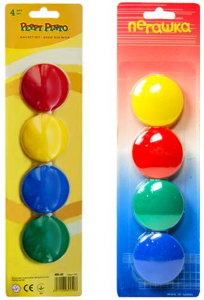 Магніти 40 мм. 4 шт. на блістер, M-40, ТМ 