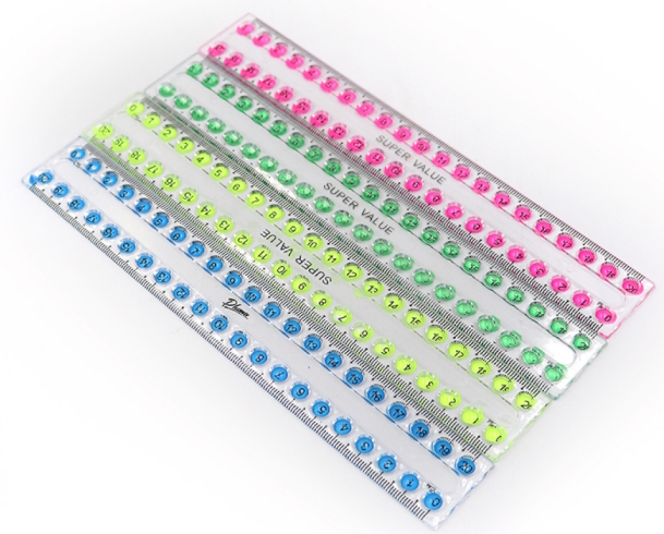 TC4820 (4773-20) Лінійка 20см прозор. 