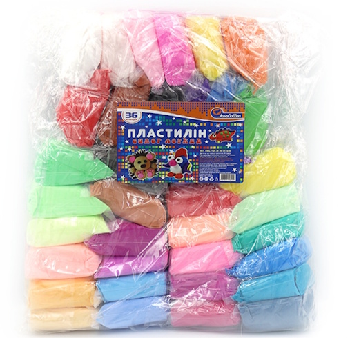 34SL7725-36 Пластилін супер легкий Josef Otten, 36кол. * 25грам , OPP