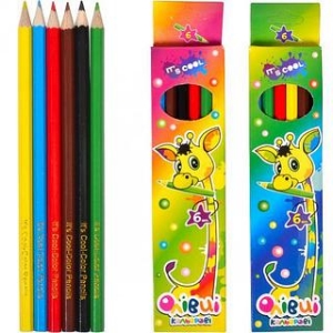 Олівці  6 кольорів, 215/6BL, ТМ