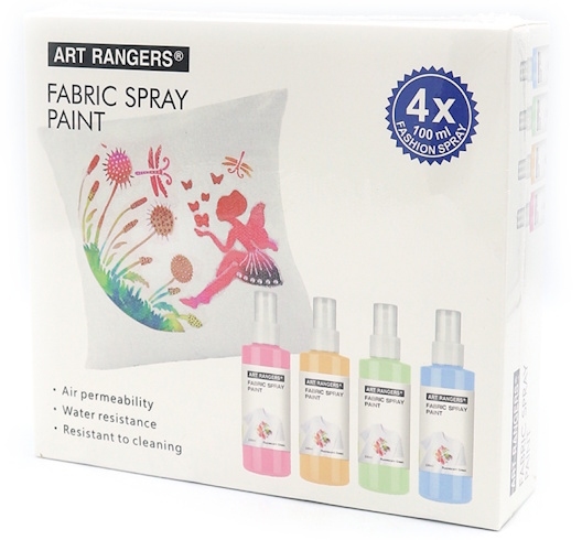 PA5604100B Набір фарби-спрей пастель Art Rangers 4кол.*100мл, 1шт/етик