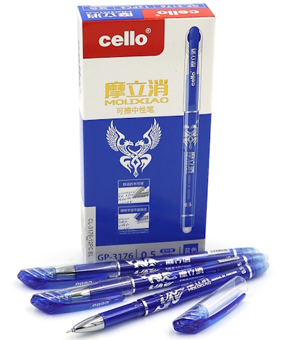 CL-3176 Ручка, що стирається CL син., 12шт.