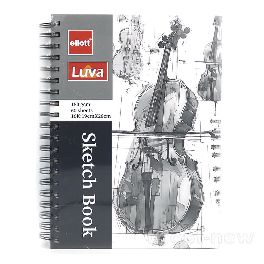 CLBZ-001-16K Сектчбук для малювання TM Ellot на спіралі 