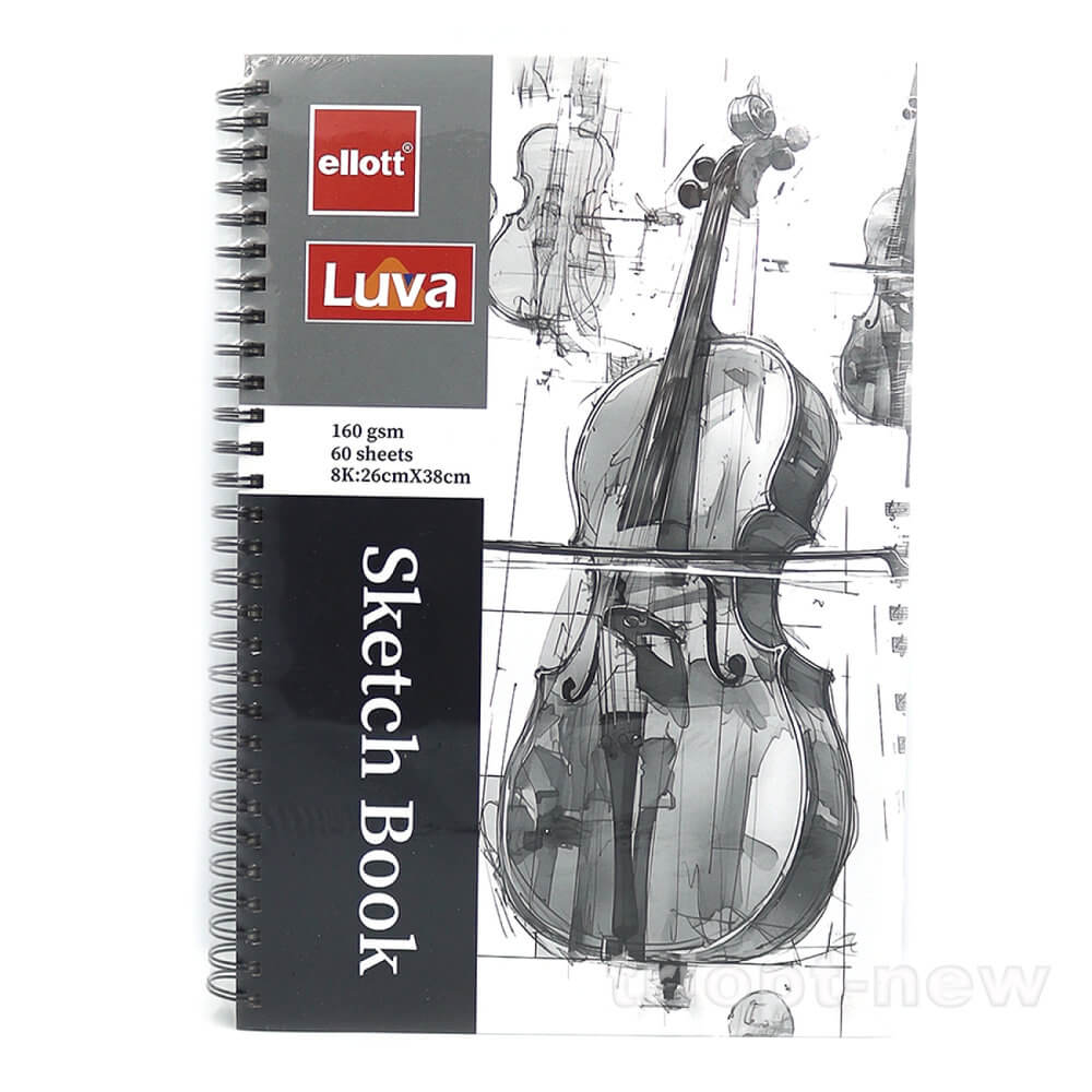 CLBZ-001-8K Сектчбук для малювання TM Ellot на спіралі 