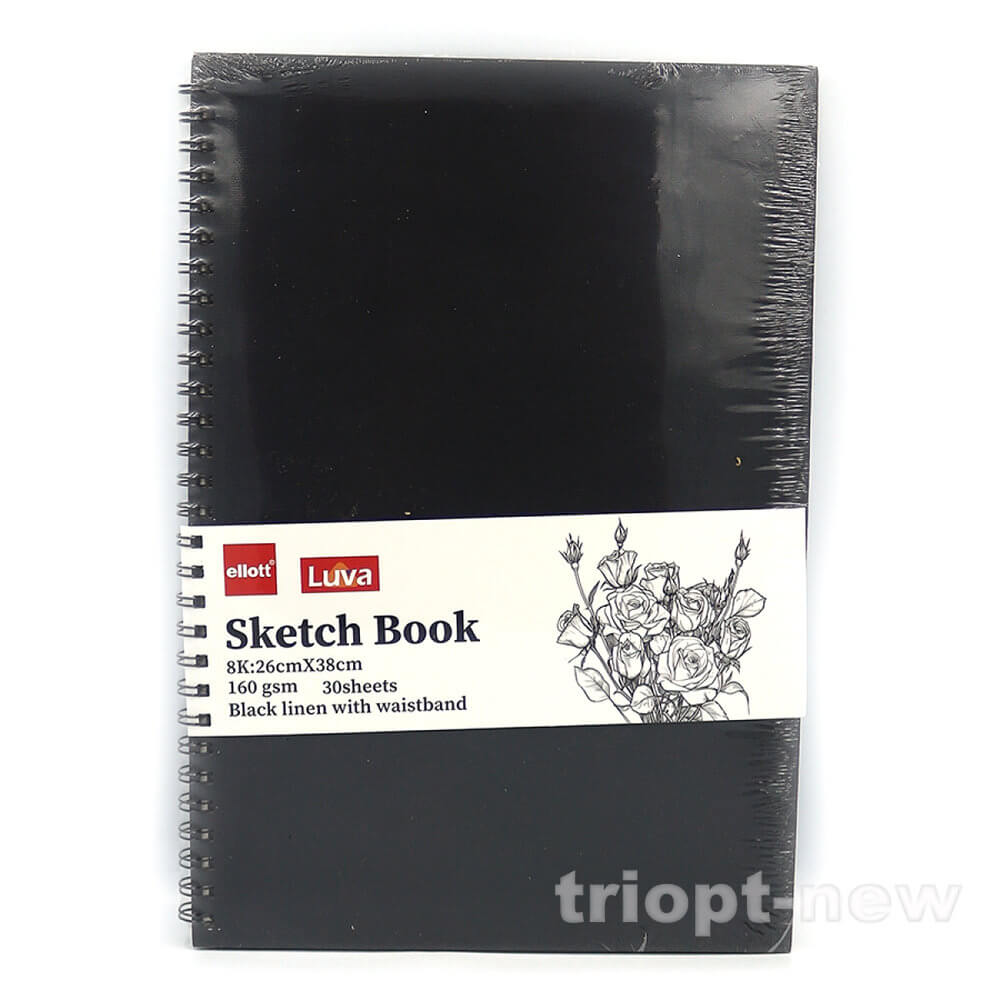 CLBZ-003-8K Сектчбук для малювання TM Ellot на спіралі 