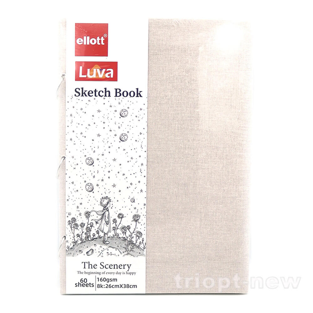 CLBZ-005-8K Сектчбук для малювання TM Ellot на спіралі 