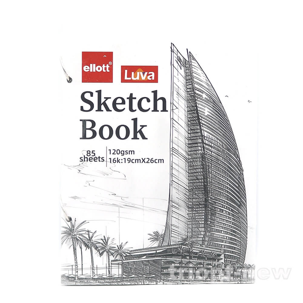 CLBZ-007-16K Сектчбук для малювання TM Ellot на спіралі 