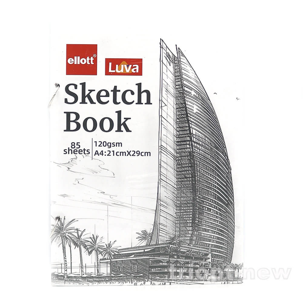 CLBZ-007-A4 Сектчбук для малювання TM Ellot на спіралі 