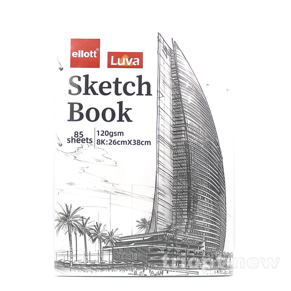 CLBZ-007-8K Сектчбук для малювання TM Ellot на спіралі 