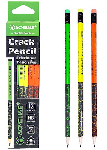 43832 Олівець ч/гр неон HB 