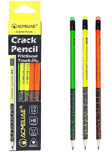 43833 Олівець ч/гр неон HB 