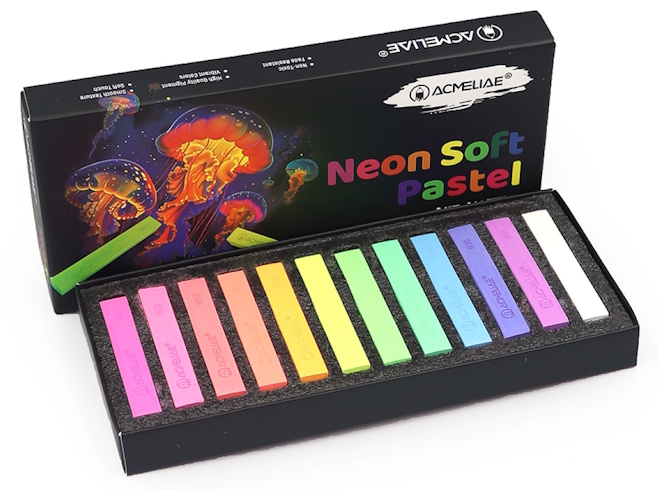 SPN-12 М'яка пастель неон Acmeliae 12кол. 1шт./етик.