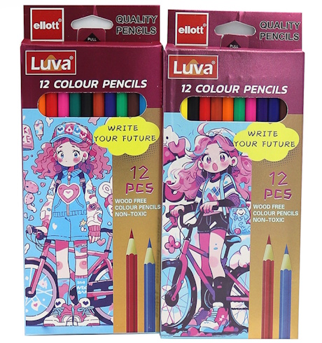 CQ2003-12 Набір кольор. екоолівців ELLOT Luva 