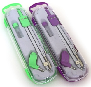 S02003J Циркуль в футлярі 2 предм. (З грифелем), mix3