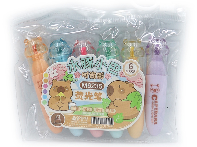 M6235 Набір двустор. текстовиділячв Aodemei 