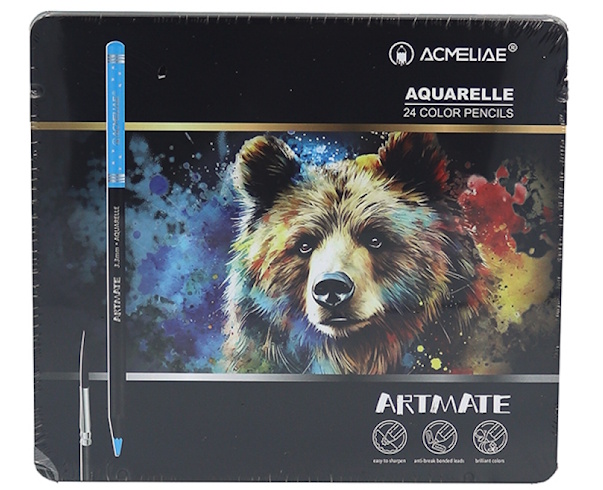 ART-AQ24 Набір олівців. акварельних 