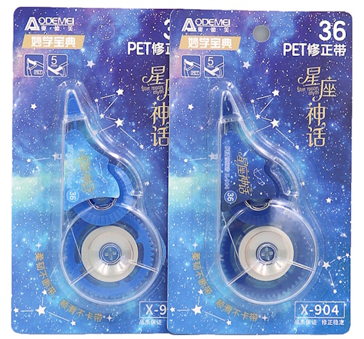 X904 Коректор-стрічка PET Aodemei 5мм,1шт./етик.
