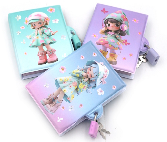 1300-3 Блокнот із замочком 