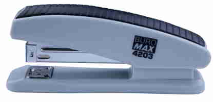 Степлер пластиковий до 20арк. (скоби №24, 26), сірий, BM.4203-09