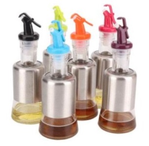 Бутылка стеклянная с дозатором(уксус,масло) 250 мл