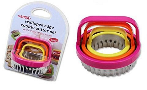 Кондитерские формы для вырезания 3 шт(5х5х4,5см, 6х6х5,5, 7,5х7,5х6см)