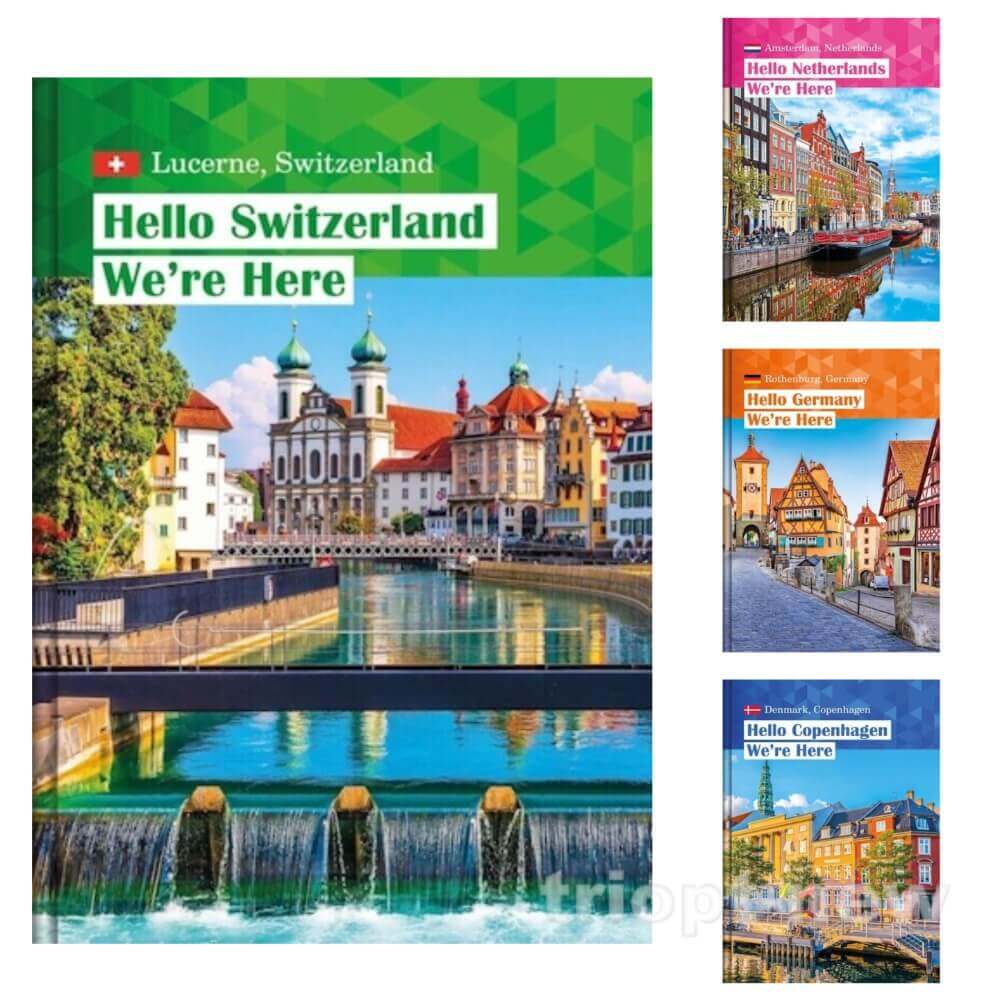 Блокнот А6 48 арк.,  серія «МІСТА», тв. пал., мікс, ТП-9