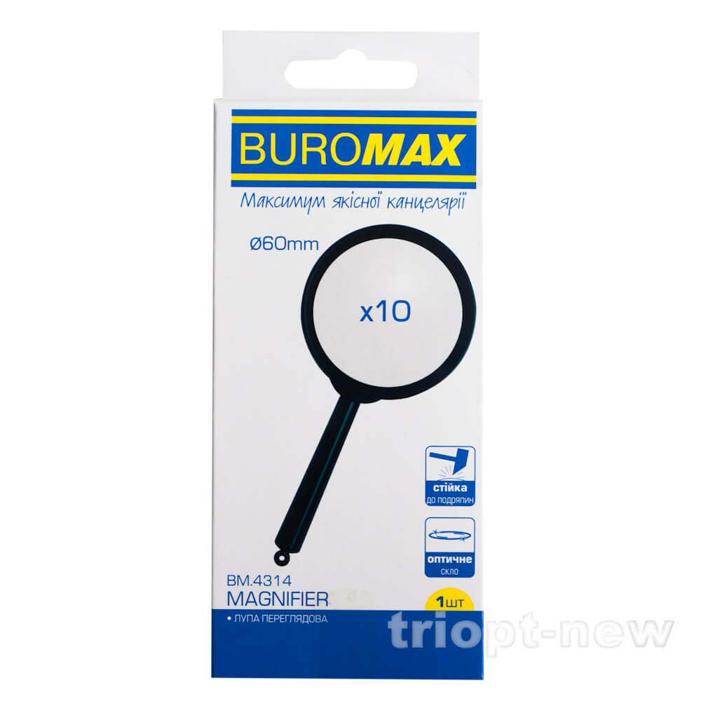 Лупа, пластик, 10Х BM.4314