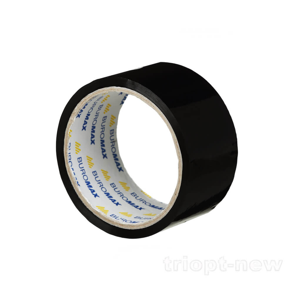 Клейка стрічка пак. 48мм x 35м, чорна, BM.7007-01