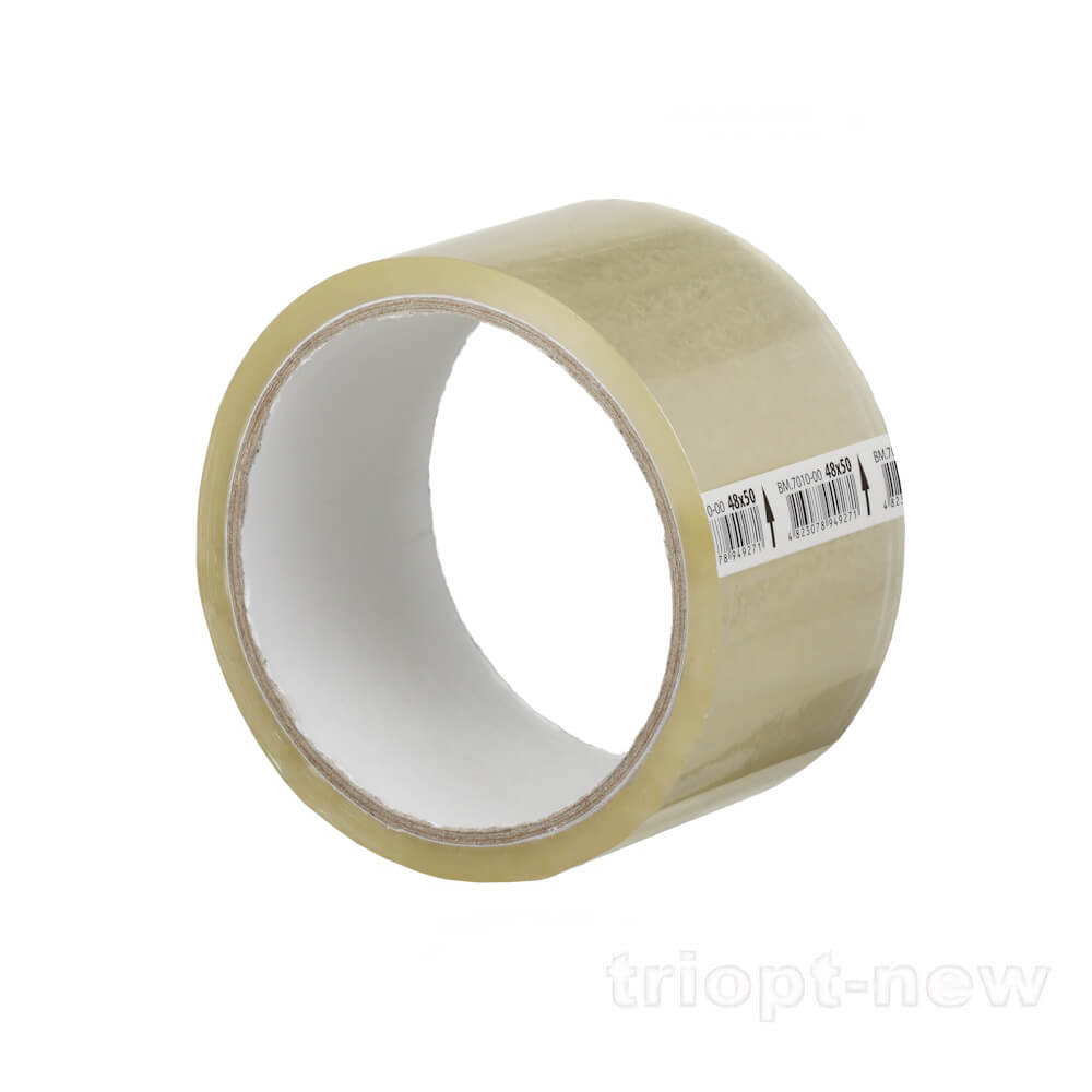 Клейка стрічка пак. 48мм x 50ярдів х 40мкм, прозора, JOBMAX, BM.7010-00