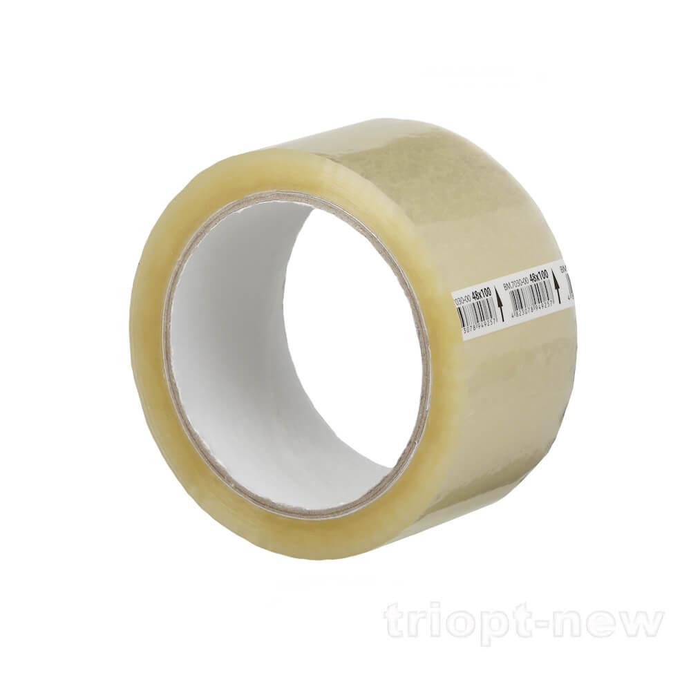 Клейка стрічка пак. 48мм x 100ярдів х 40мкм, прозора, JOBMAX BM.7030-00