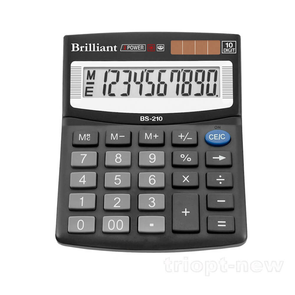 Калькулятор BS-210  10р., 2-пит,BS-210