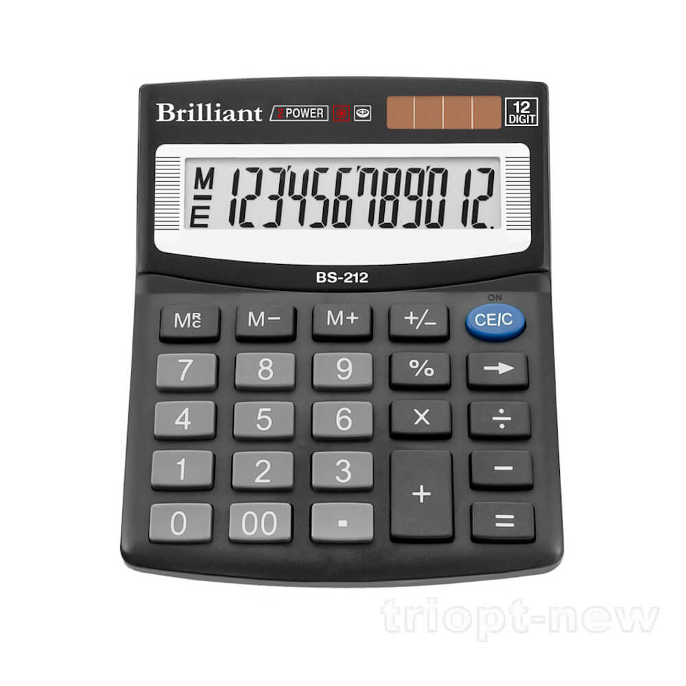 Калькулятор BS-212 12р., 2-пит.,BS-212