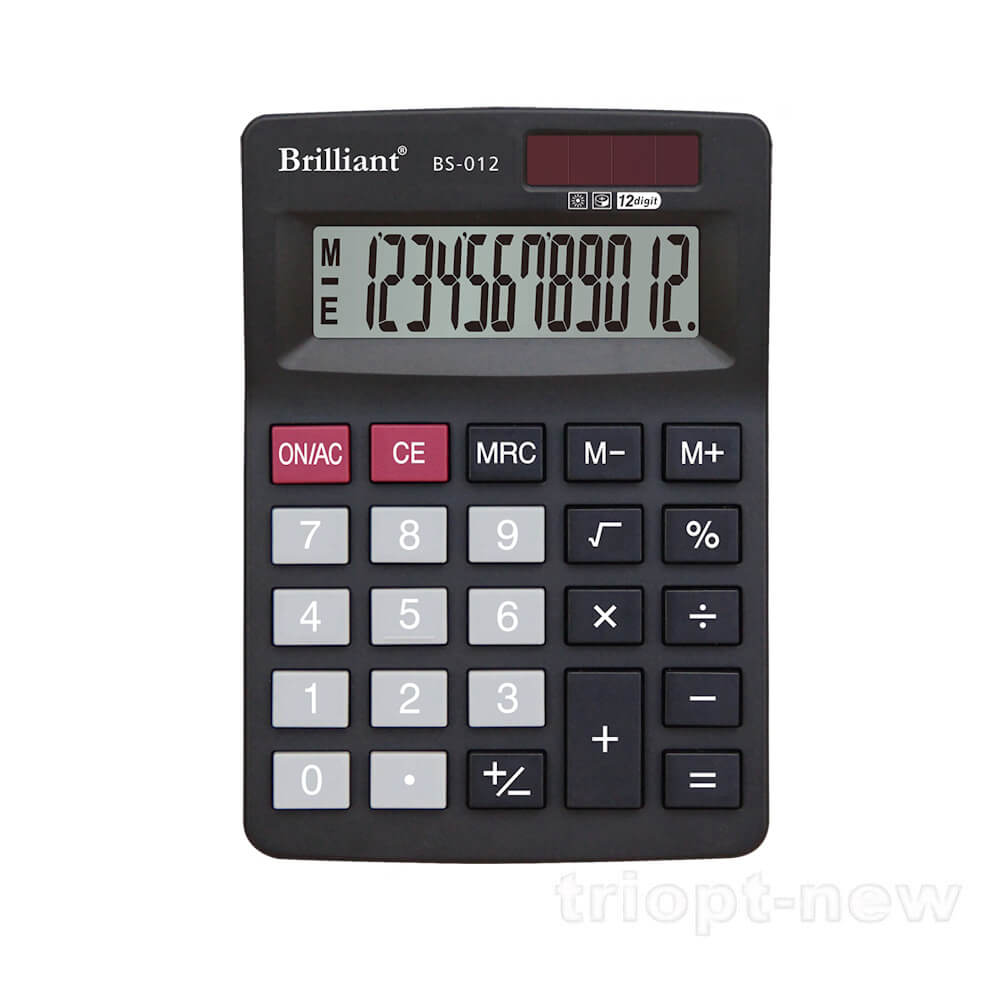 Калькулятор настільний BS-012 12 р., 2-пит, BS-012