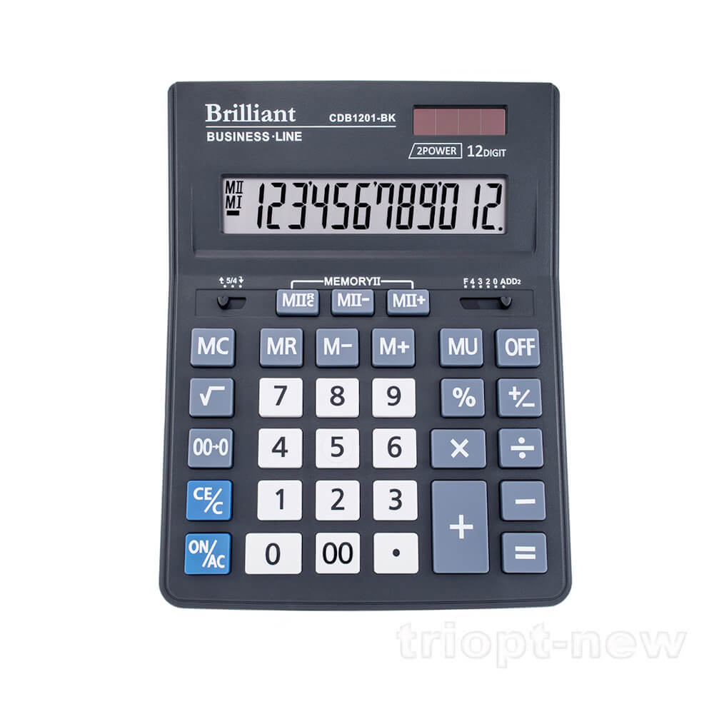 Калькулятор Brilliant CDB1201-BK 12розр., CDB1201-BK