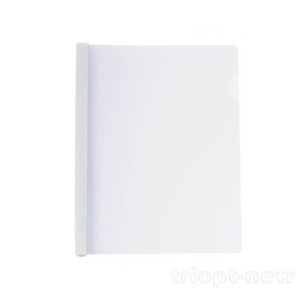 Папка А4 Economix з планкою-затиском 10 мм (2-65 аркушів), біла, E31205-14